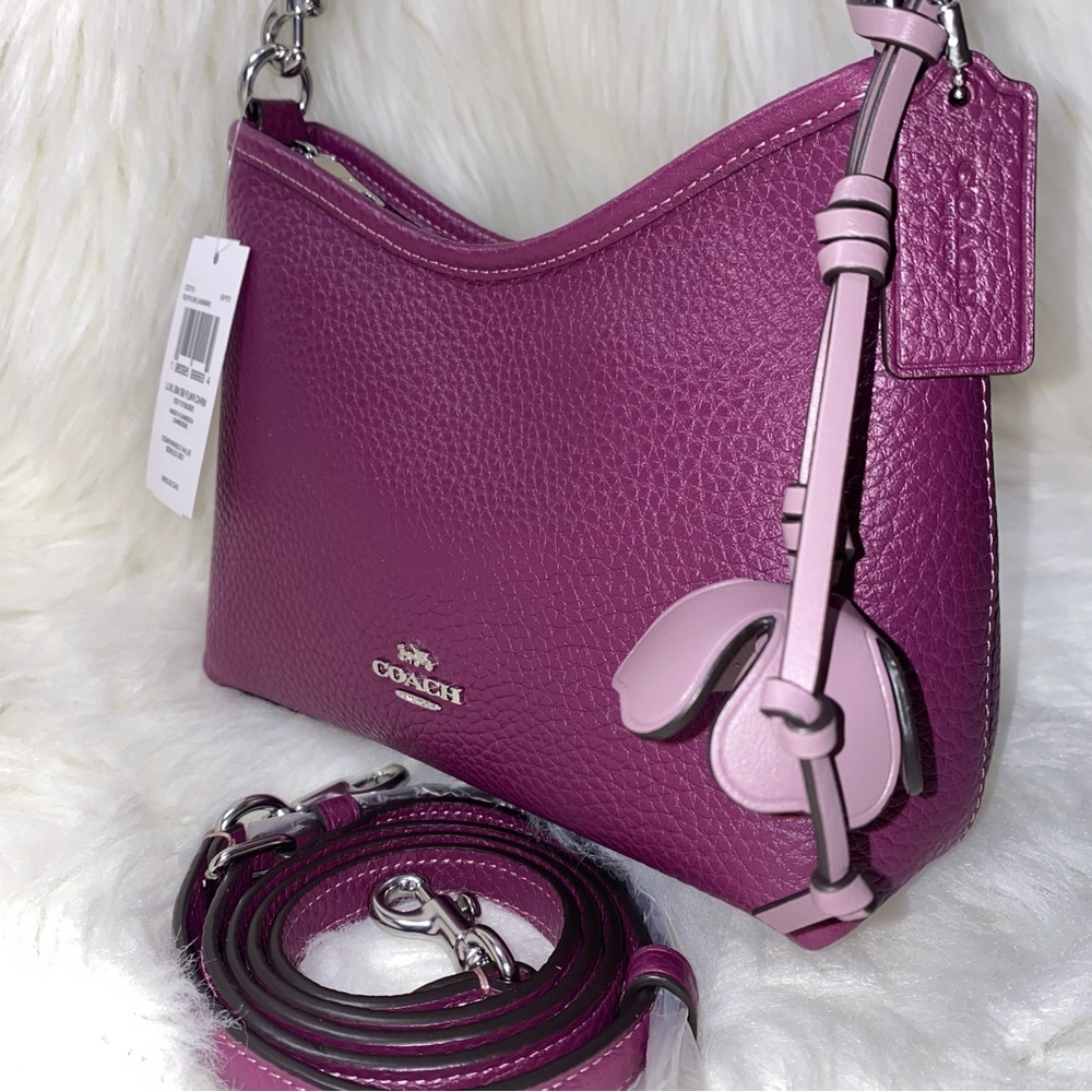 Coach Laurel Small Shoulder Bag With Flower Charm New